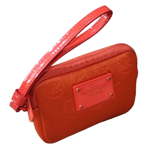 Michael Kors Handbags - Michael Kors Pouch/Wristlet in Candy Red Color